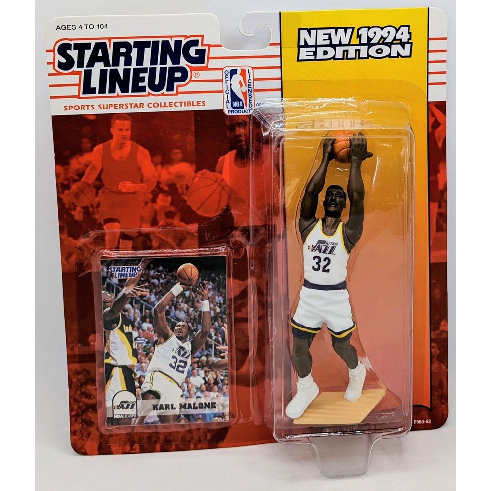 1994 Starting Lineup Karl Malone Utah Jazz Figure